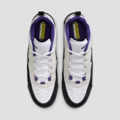 Nike SB Air Max Ishod Skate Shoes White / Black / Court Purple / Black -Slam City Shop FB2393 104 03