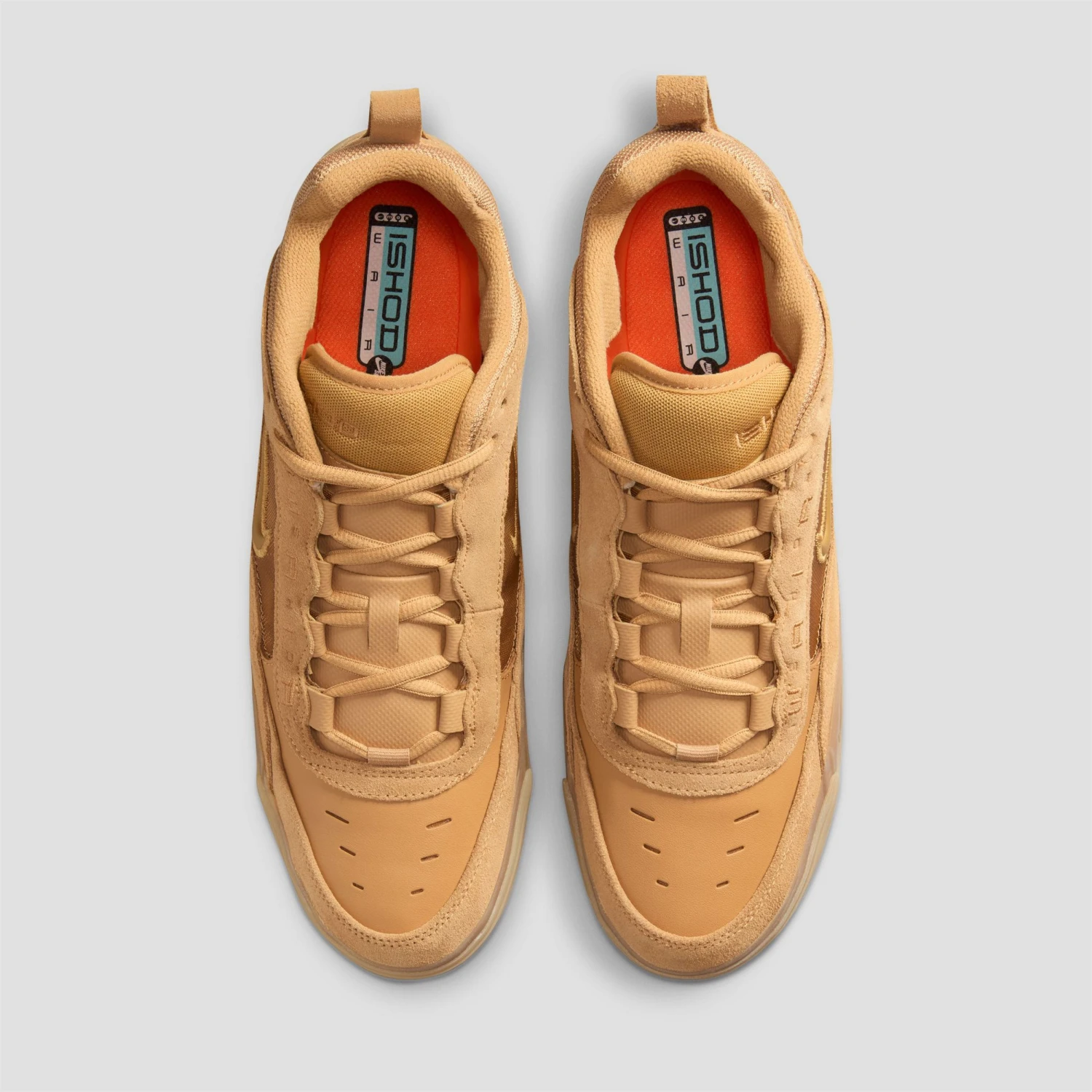 Nike Air Max Ishod Skate Shoes Flax / Wheat / Safety Orange 3 Nike Air Max Ishod Skate Shoes Flax / Wheat / Safety Orange - Image 3