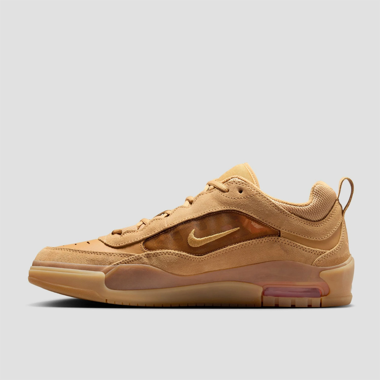 Nike Air Max Ishod Skate Shoes Flax / Wheat / Safety Orange 7 Nike Air Max Ishod Skate Shoes Flax / Wheat / Safety Orange - Image 7