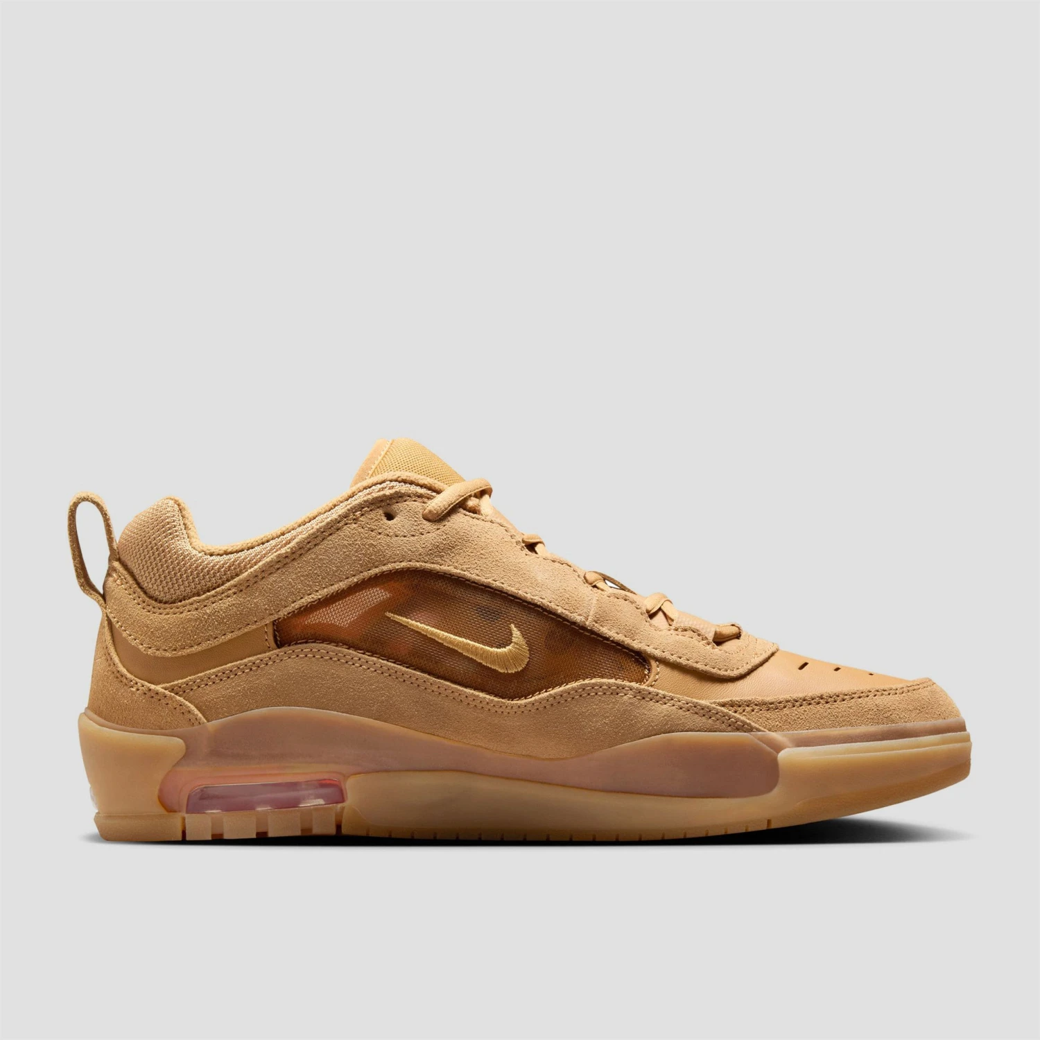 Nike Air Max Ishod Skate Shoes Flax / Wheat / Safety Orange 5 Nike Air Max Ishod Skate Shoes Flax / Wheat / Safety Orange - Image 5