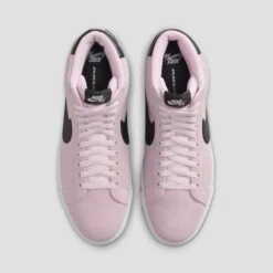 Nike SB Zoom Blazer Mid Skate Shoes Pink Foam / Anthracite / White / Gum / Yellow -Slam City Shop FD0731 601 03