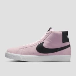 Nike SB Zoom Blazer Mid Skate Shoes Pink Foam / Anthracite / White / Gum / Yellow -Slam City Shop FD0731 601 05