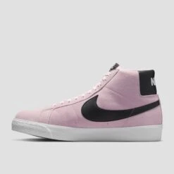 Nike SB Zoom Blazer Mid Skate Shoes Pink Foam / Anthracite / White / Gum / Yellow -Slam City Shop FD0731 601 06