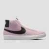 Nike SB Zoom Blazer Mid Skate Shoes Pink Foam / Anthracite / White / Gum / Yellow