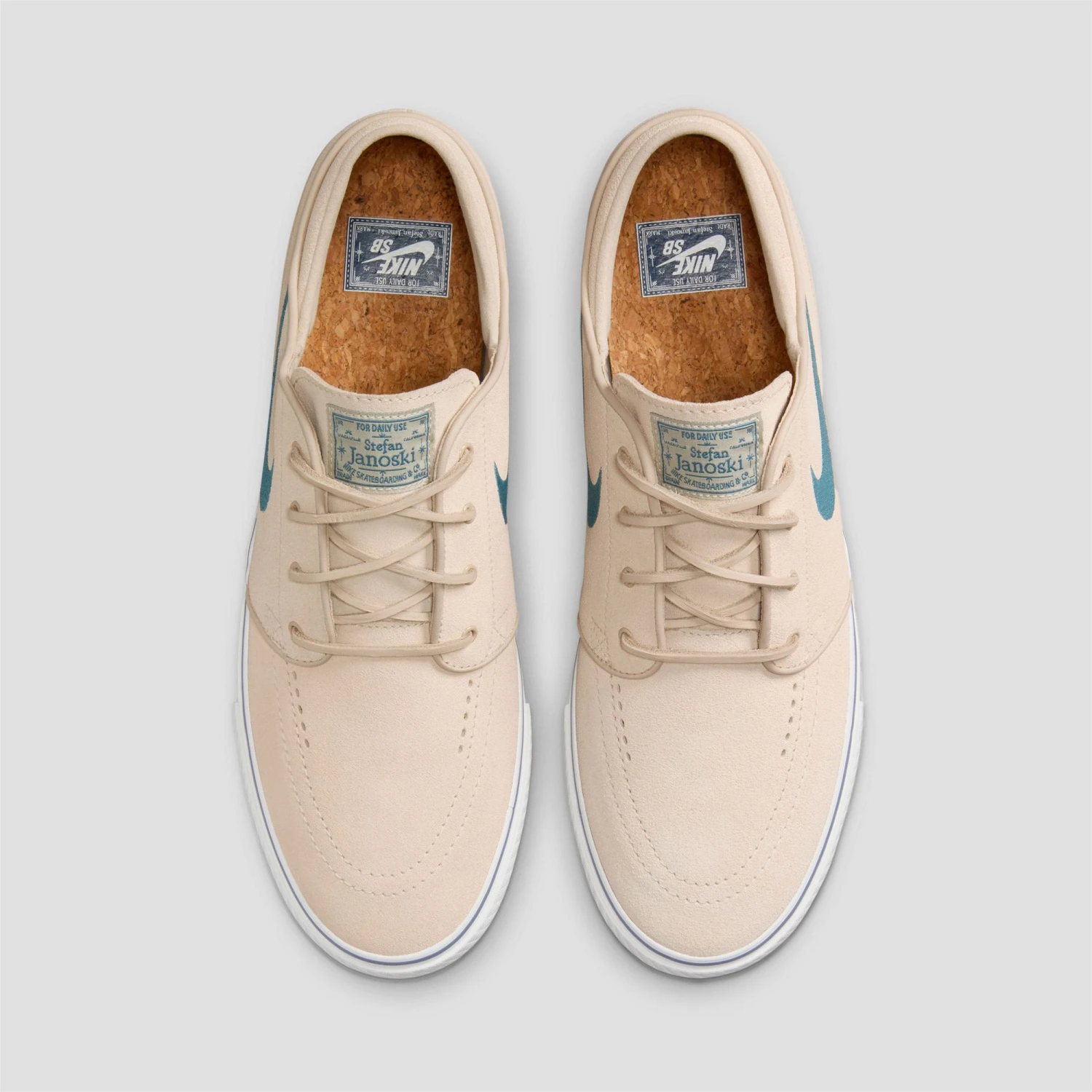 Nike SB Zoom Janoski OG+ Skate Shoes Sanddrift / Smokey Blue / Thunder Blue 3 Nike SB Zoom Janoski OG+ Skate Shoes Sanddrift / Smokey Blue / Thunder Blue - Image 3