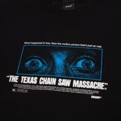 HUF X Texas Chainsaw Massacre Fear T-Shirt Black -Slam City Shop FEAR S S TEE BLACK TS02437 BLACK 03