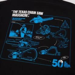 HUF X Texas Chainsaw Massacre Fear T-Shirt Black -Slam City Shop FEAR S S TEE BLACK TS02437 BLACK 04