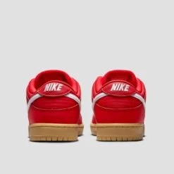 Nike SB Dunk Low Pro Skate Shoes University Red / White 11 Nike SB Dunk Low Pro Skate Shoes University Red / White -Slam City Shop FJ1674 600 01