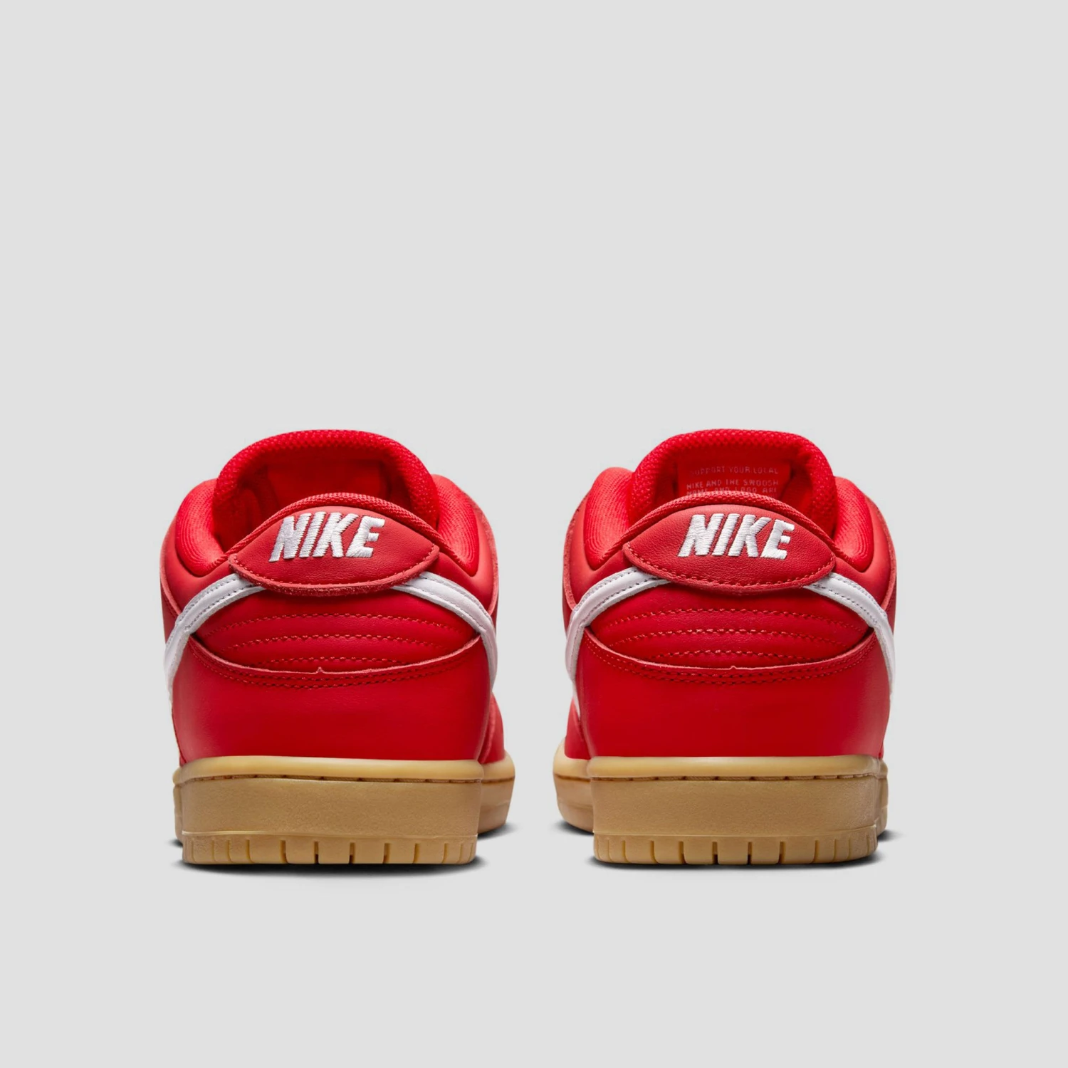Nike SB Dunk Low Pro Skate Shoes University Red / White 4 Nike SB Dunk Low Pro Skate Shoes University Red / White - Image 4