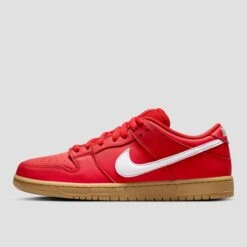 Nike SB Dunk Low Pro Skate Shoes University Red / White 12 Nike SB Dunk Low Pro Skate Shoes University Red / White -Slam City Shop FJ1674 600 04