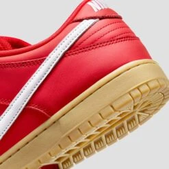 Nike SB Dunk Low Pro Skate Shoes University Red / White 15 Nike SB Dunk Low Pro Skate Shoes University Red / White -Slam City Shop FJ1674 600 08