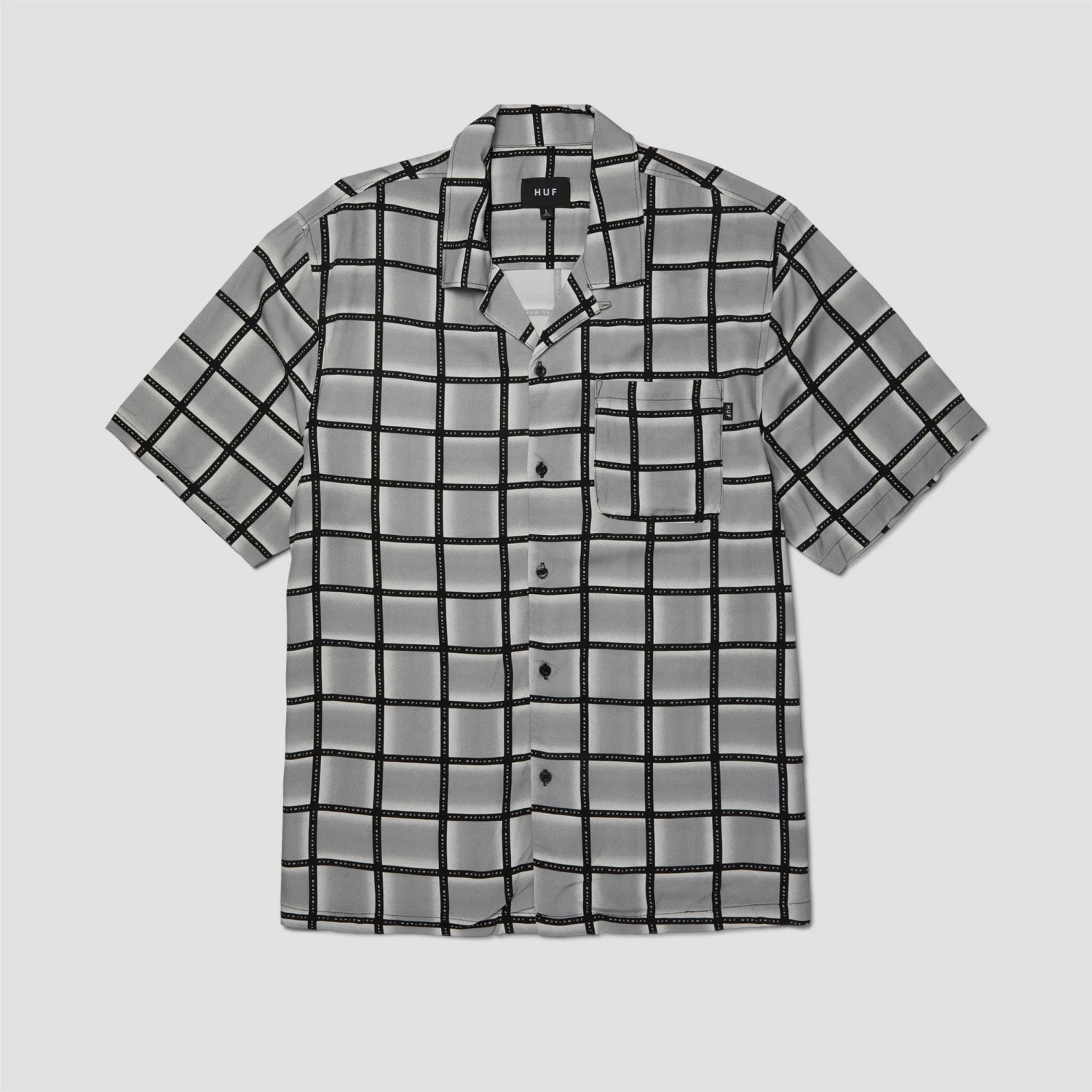 HUF Flynn Shortsleeve Resort Shirt Black 1 HUF Flynn Shortsleeve Resort Shirt Black