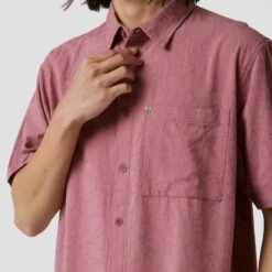 Former Vivian Vine Shortsleeve Shirt Rose -Slam City Shop FORMER Q1.25 Fsh 25101 Vivian Vine Ss Shirt Rose 4