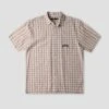 Former Manners Check Shortsleeve Shirt Taupe