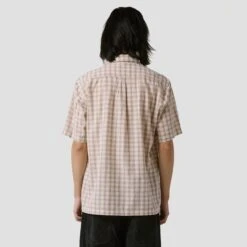 Former Manners Check Shortsleeve Shirt Taupe -Slam City Shop FORMER Q1.25 Fsh 25102 Manners Check Ss Shirt Taupe 3