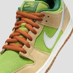 Nike SB Dunk Low Pro Skate Shoes Escargot Sesame / Metallic Silver / Pear Fir 14 Nike SB Dunk Low Pro Skate Shoes Escargot Sesame / Metallic Silver / Pear Fir -Slam City Shop FQ7585 200 07