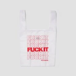 HUF Fuck It Packable Bodega Bag White