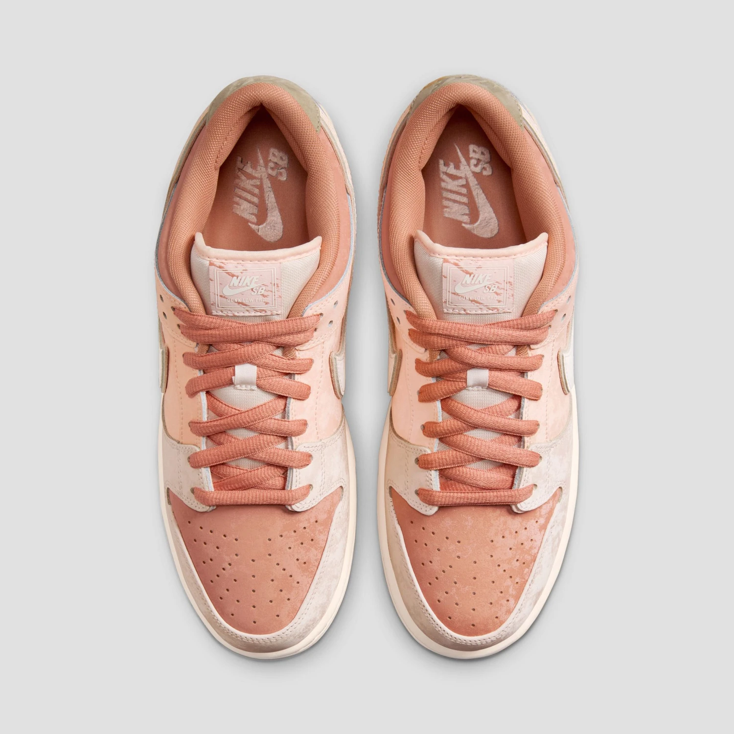 Nike SB Dunk Low Pro Premium Skate Shoes Amber Brown / Guava Ice - Crimson Tint - Hemp 3 Nike SB Dunk Low Pro Premium Skate Shoes Amber Brown / Guava Ice - Crimson Tint - Hemp - Image 3