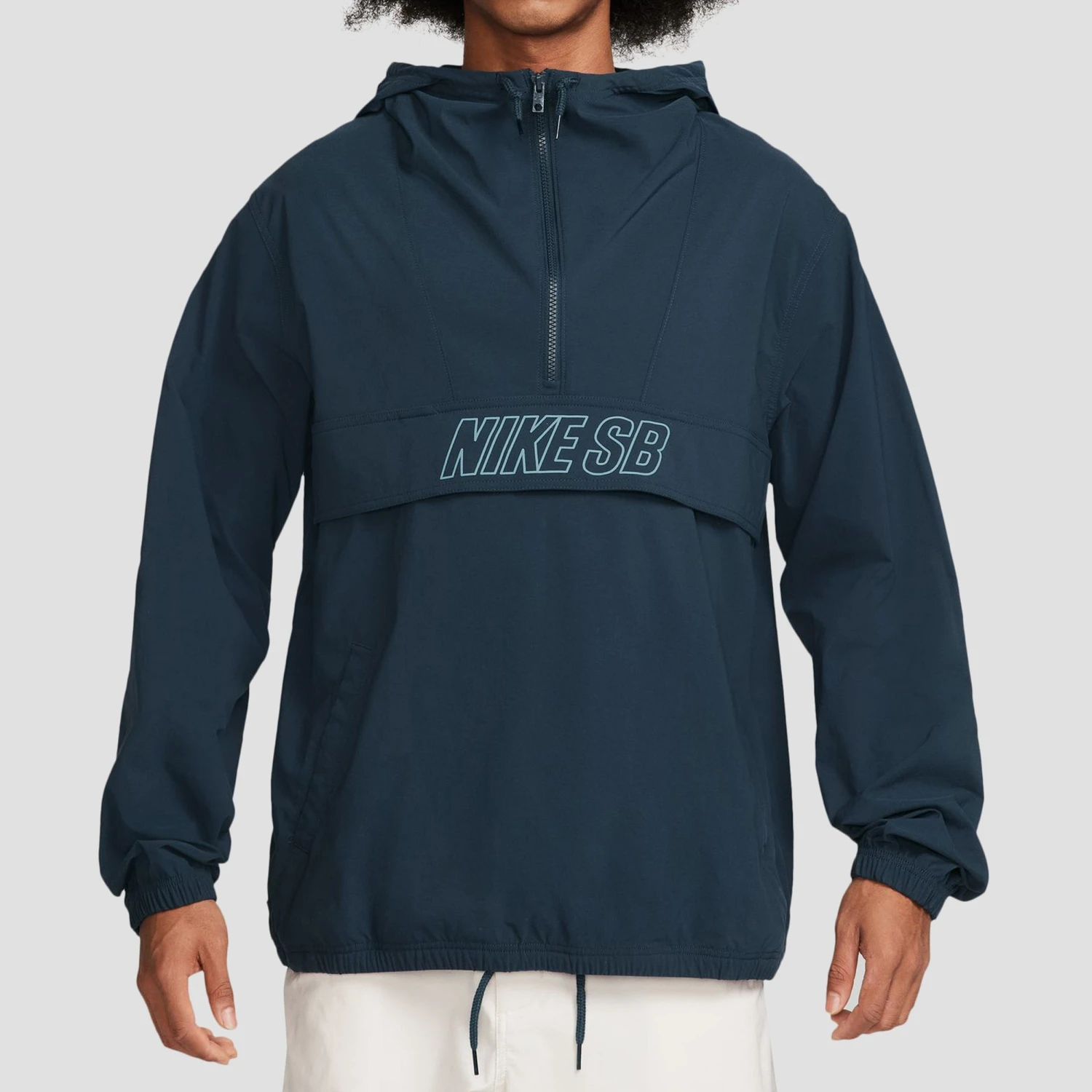 Nike SB Anorak Skate Jacket Armory Navy / Denim Turq 1 Nike SB Anorak Skate Jacket Armory Navy / Denim Turq