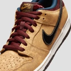 Nike SB Dunk Low Pro Cinema Celestial Gold / Black / Dark Team Red -Slam City Shop FZ1278 200 09