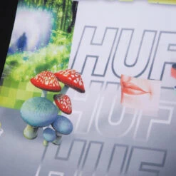 HUF X Bronze Glitched Soccer Jersey Multi -Slam City Shop GLITCHED SOCCER JERSEY MULTI KN00552 MULTI 04