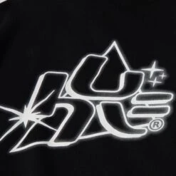 HUF Glow Pullover Hood Black -Slam City Shop GLOW P O HOODIE BLACK PF00687 BLACK 03