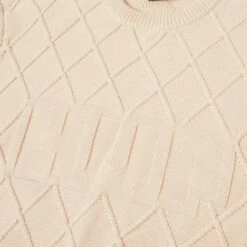 HUF Grid Crew Sweater Natural -Slam City Shop GRID CREWNECK SWEATER NATURAL KN00531 NATUR 03