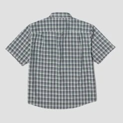 HUF H Star Plaid Shortsleeve Shirt Linen -Slam City Shop H STAR PLAID S S SHIRT LINEN BU00216 LINEN 02