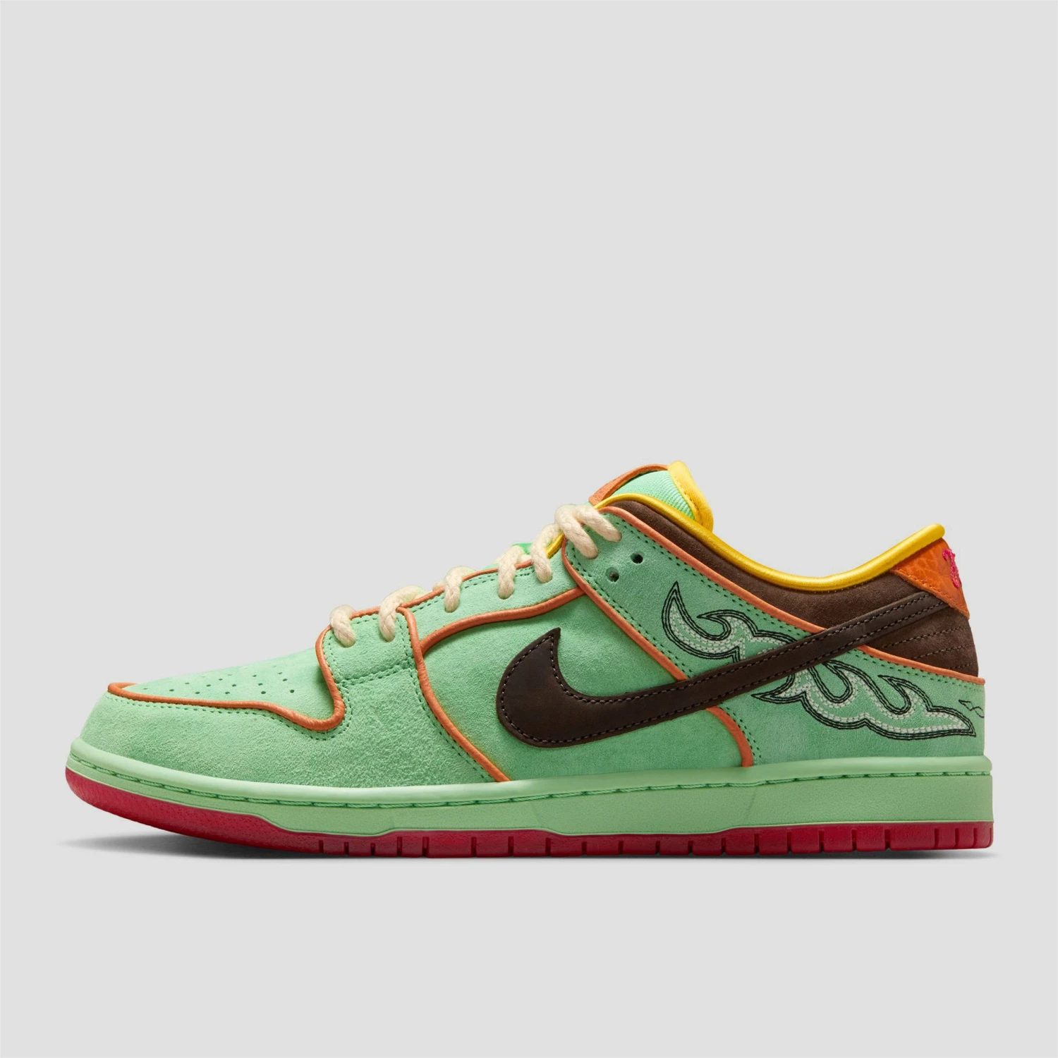 Nike SB Dunk Low Pro Skate Shoes Tourmaline / Baroque Brown-Monarch 5 Nike SB Dunk Low Pro Skate Shoes Tourmaline / Baroque Brown-Monarch - Image 5