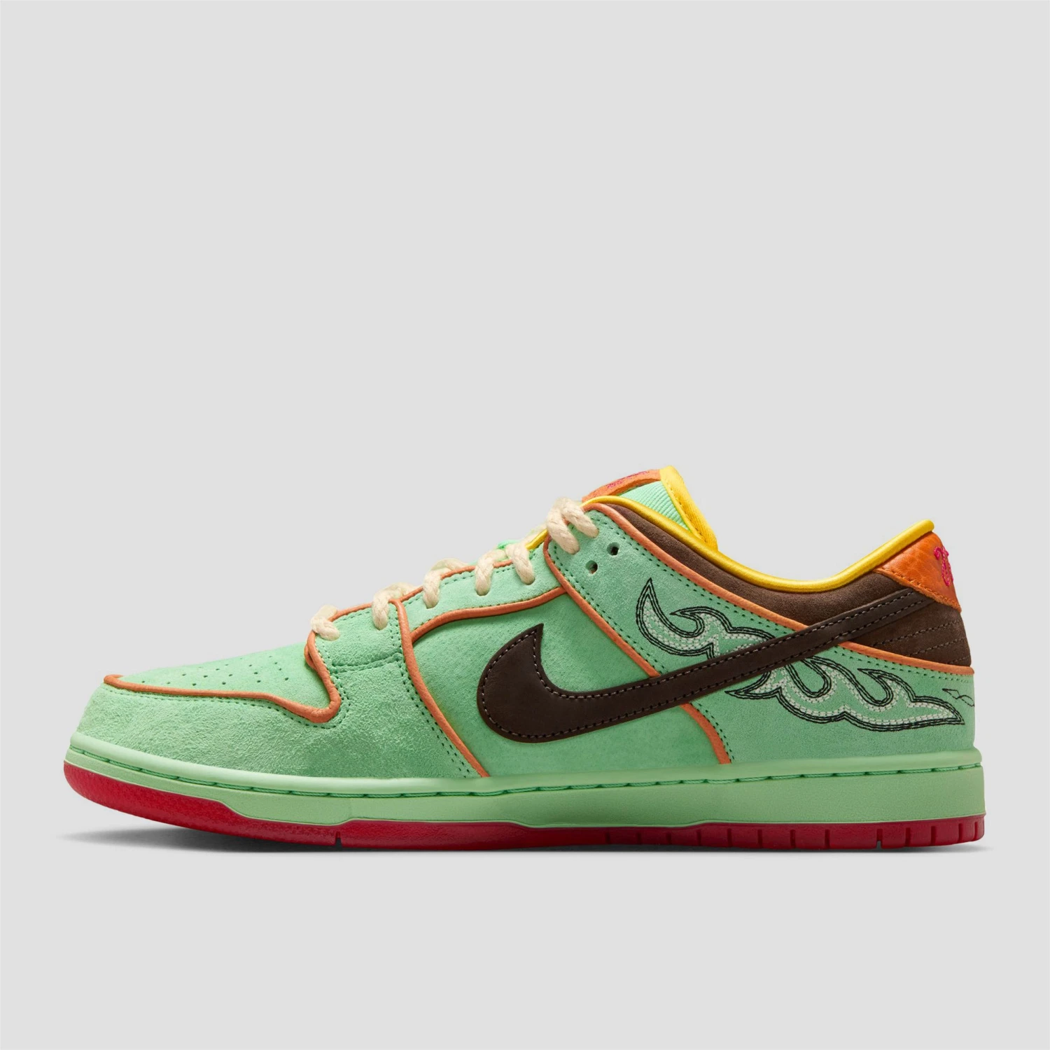 Nike SB Dunk Low Pro Skate Shoes Tourmaline / Baroque Brown-Monarch 7 Nike SB Dunk Low Pro Skate Shoes Tourmaline / Baroque Brown-Monarch - Image 7