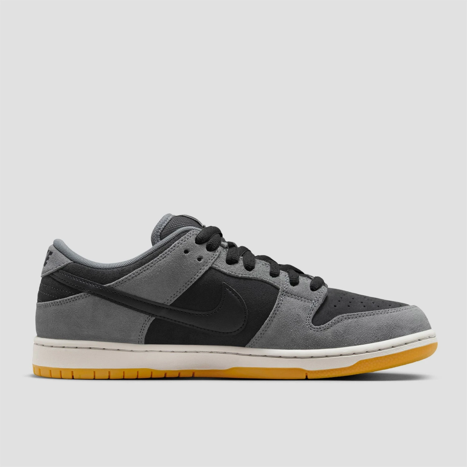 Nike SB Dunk Low Pro Skate Shoes Dk Smoke Grey / Black / Smoke Grey 8 Nike SB Dunk Low Pro Skate Shoes Dk Smoke Grey / Black / Smoke Grey - Image 8