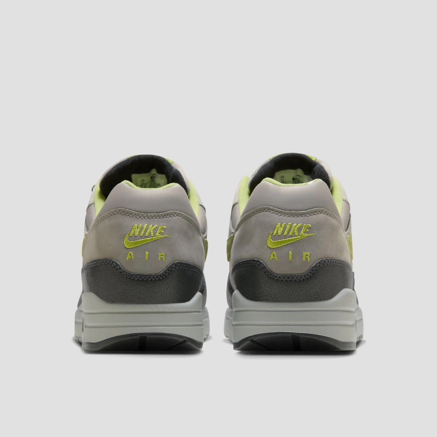 Nike SB Air Max 1 X HUF Shoes Anthracite / Pear / Medium Grey / Flat Pewter 4 Nike SB Air Max 1 X HUF Shoes Anthracite / Pear / Medium Grey / Flat Pewter - Image 4