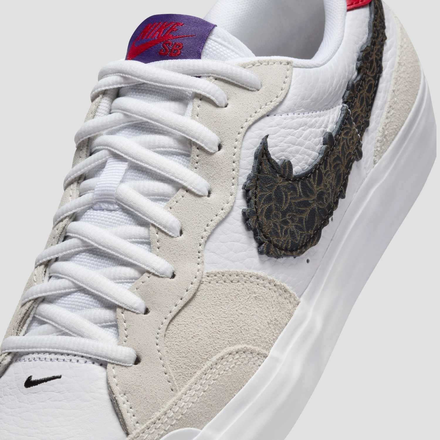 Nike SB Sky Brown Zoom Pogo Plus Skate Shoes White 10 Nike SB Sky Brown Zoom Pogo Plus Skate Shoes White - Image 10