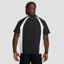 Nike SB Dri-Fit Bowler Woven Shortsleeve Shirt Black / White / White 10 Nike SB Dri-Fit Bowler Woven Shortsleeve Shirt Black / White / White -Slam City Shop HJ2958 010 01