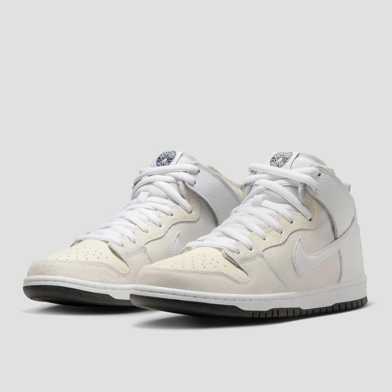 Nike SB Dunk High X Anti Hero Skate Shoes White / White / Black 2 Nike SB Dunk High X Anti Hero Skate Shoes White / White / Black - Image 2