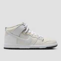 Nike SB Dunk High X Anti Hero Skate Shoes White / White / Black
