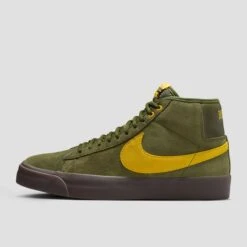 Nike SB Blazer Mid X Anti Hero Skate Shoes Rough Green / Amarillo / Rough Green -Slam City Shop HM5838 300 05