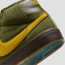 Nike SB Blazer Mid X Anti Hero Skate Shoes Rough Green / Amarillo / Rough Green -Slam City Shop HM5838 300 09