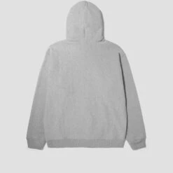 HUF Eightynine Hooded Fleece Heather Grey -Slam City Shop HOODED FLEECE HEA GRY 02