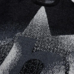 HUF Horizon Mohair Crew Charcoal -Slam City Shop HORIZON MOHAIR CREWNECK SWEATER CHARCOAL KN00521 CHARC 03