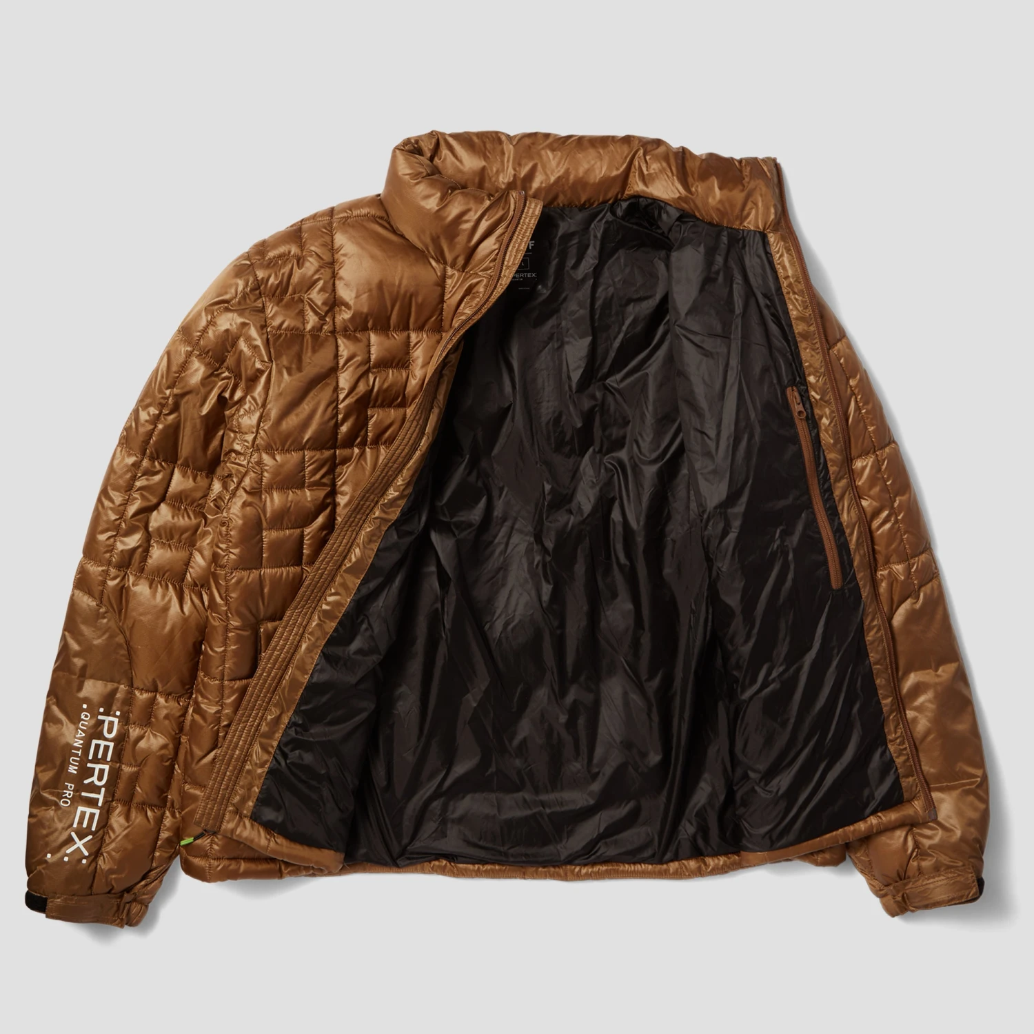 HUF Pertex Puffer Jacket Russet 3 HUF Pertex Puffer Jacket Russet - Image 3