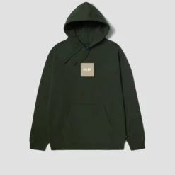 HUF Set Box Pullover Hood Hunter Green