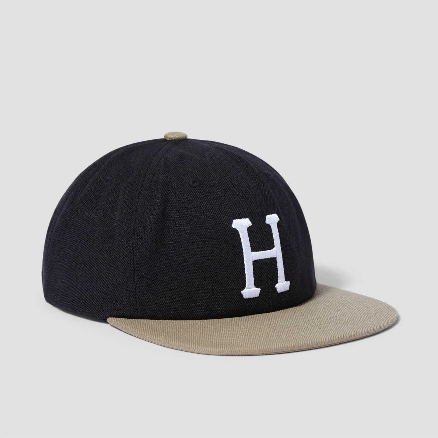 HUF Set Classic H 6 Panel Cap Black 1 HUF Set Classic H 6 Panel Cap Black