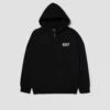 HUF Set Classic Logo Full Zip Hood Black