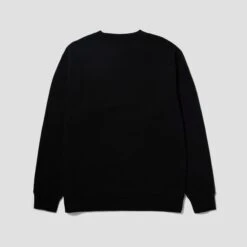 Huf Set Triple Triangle Crewneck Black -Slam City Shop HUF SET TRIPLE TRIANGLE CREWNECK BLACK2