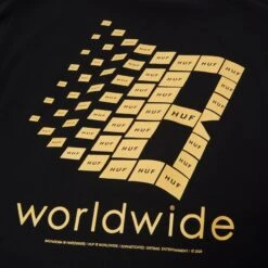 HUF X Bronze Shortsleeve T-Shirt Black -Slam City Shop HUF X BRONZE S S TEE BLACK TS02473 BLACK 03