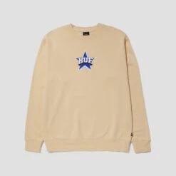 Huf All Star Crewneck Wheat