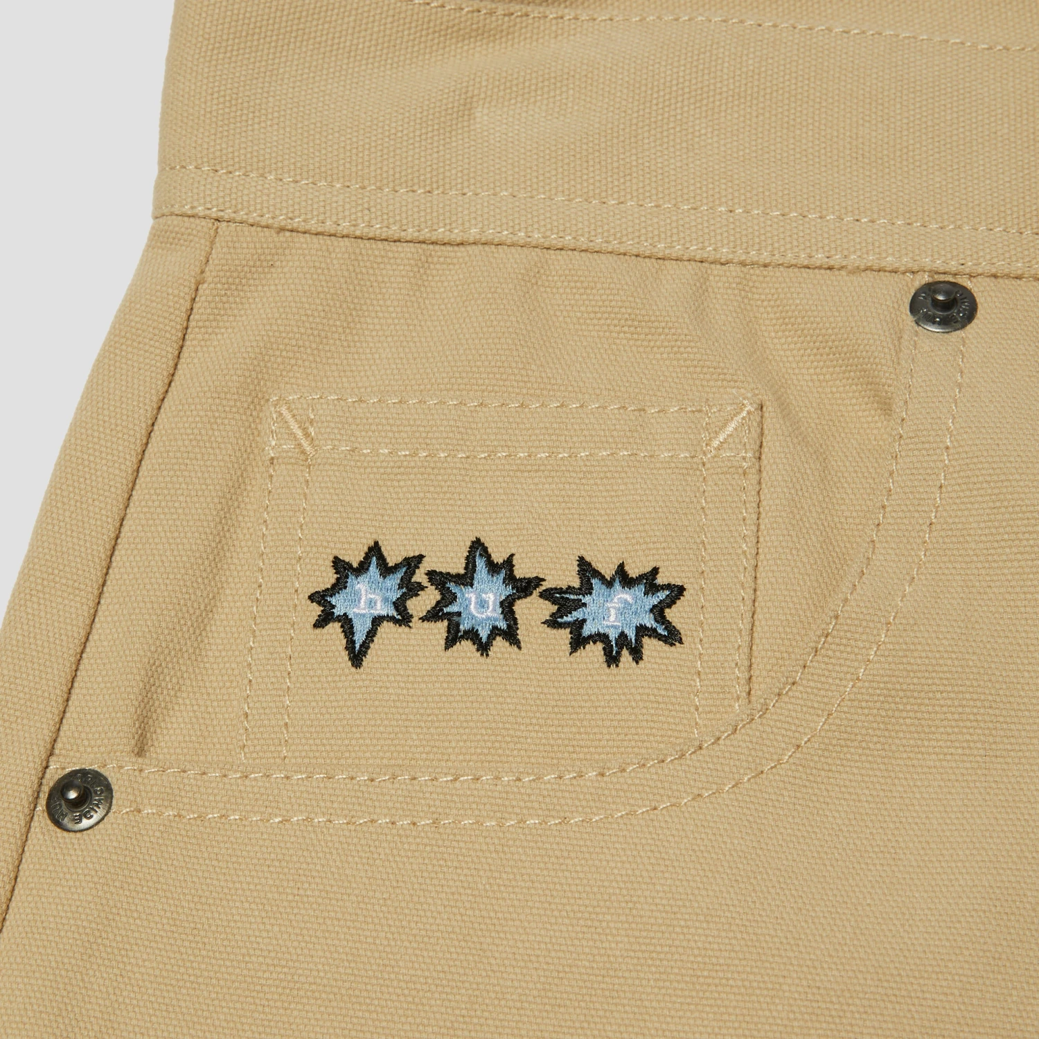 Huf Enlightenment Work Shorts Khaki 2 Huf Enlightenment Work Shorts Khaki - Image 2