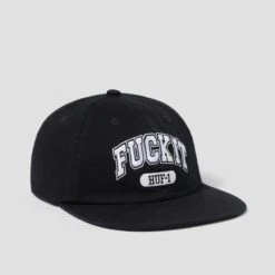 Huf Fuck It 6 Panel Hat Black