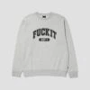 Huf Fuck It Crewneck Heather Grey